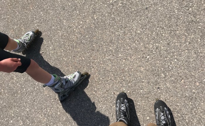 Day 950 – Thankful for an Insightful Sermon, Rollerblading with Gavin, the Comptons’ Cooking, and Kathy’s&nbsp;Cookies