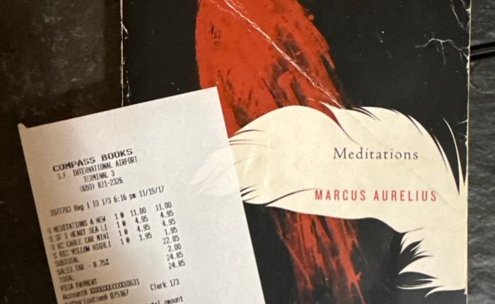 Thankful for Reading the Classics, a Quote on Appropriate Focus, & My Copy of&nbsp;Meditations